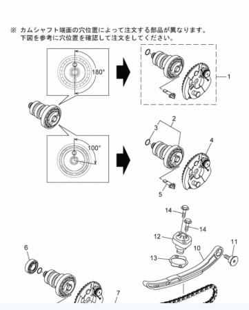 カムチェーンスプロケット　B65